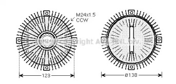 Сцепление AVA QUALITY COOLING BWC322