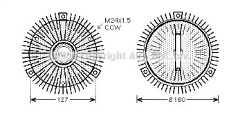 Сцепление AVA QUALITY COOLING BWC323