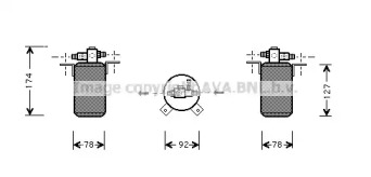 Осушитель AVA QUALITY COOLING BWD021