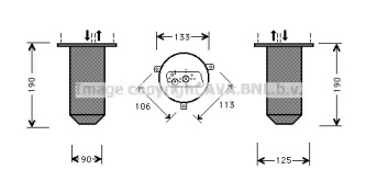 Осушитель AVA QUALITY COOLING BWD221