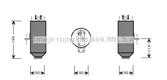 Осушитель AVA QUALITY COOLING BWD223