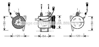 Компрессор AVA QUALITY COOLING BWK049