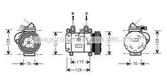 Компрессор AVA QUALITY COOLING BWK051