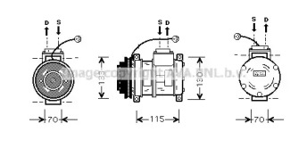 Компрессор AVA QUALITY COOLING BWK065