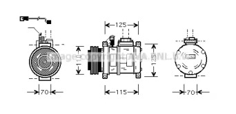 Компрессор AVA QUALITY COOLING BWK066