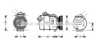 Компрессор AVA QUALITY COOLING BWK226