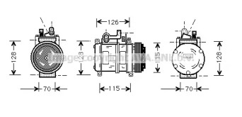 Компрессор AVA QUALITY COOLING BWK227