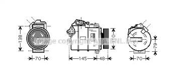 Компрессор AVA QUALITY COOLING BWK317