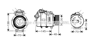 Компрессор AVA QUALITY COOLING BWK328