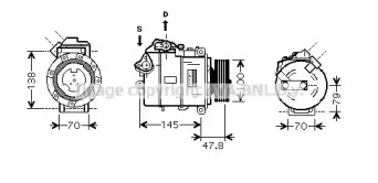 Компрессор AVA QUALITY COOLING BWK331