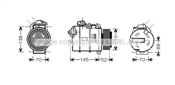 Компрессор AVA QUALITY COOLING BWK336