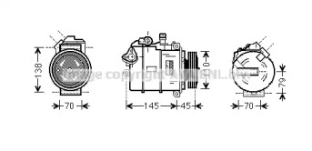 Компрессор AVA QUALITY COOLING BWK383