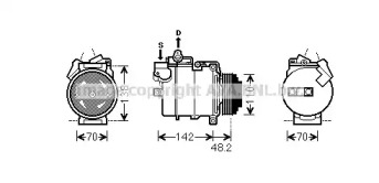 Компрессор AVA QUALITY COOLING BWK386