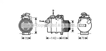 Компрессор AVA QUALITY COOLING BWK387