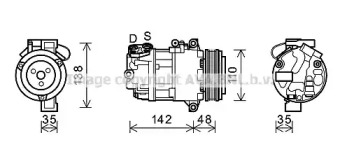 Компрессор AVA QUALITY COOLING BWK390