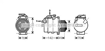 Компрессор AVA QUALITY COOLING BWK411