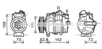 Компрессор AVA QUALITY COOLING BWK415