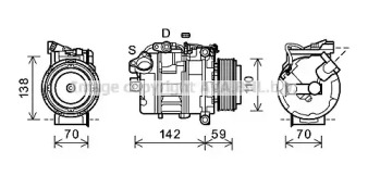 Компрессор AVA QUALITY COOLING BWK418