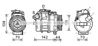 Компрессор AVA QUALITY COOLING BWK429