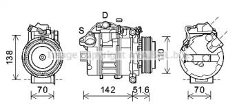 Компрессор AVA QUALITY COOLING BWK487