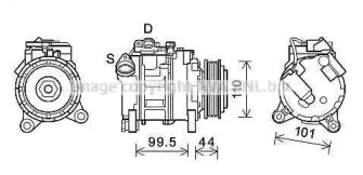 Компрессор AVA QUALITY COOLING BWK492