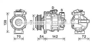 Компрессор AVA QUALITY COOLING BWK495