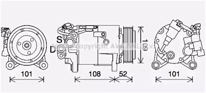 Компрессор AVA QUALITY COOLING BWK566