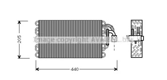 Испаритель AVA QUALITY COOLING BWV003