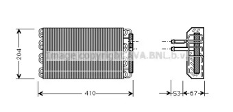 Испаритель AVA QUALITY COOLING BWV019