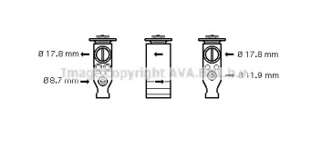 Клапан AVA QUALITY COOLING CN1244