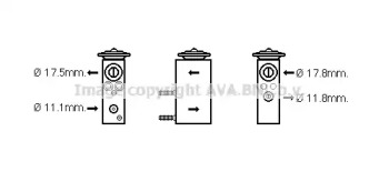 Клапан AVA QUALITY COOLING CN1275