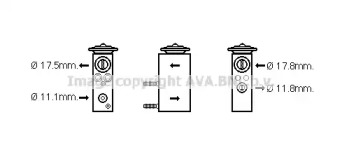 Клапан AVA QUALITY COOLING CN1276