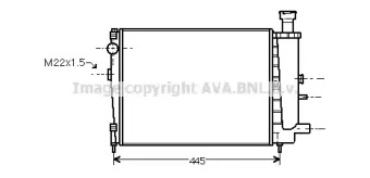 Теплообменник AVA QUALITY COOLING CN2027