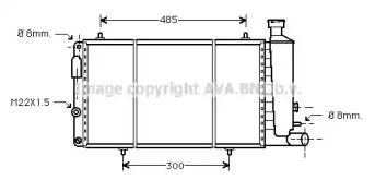 Теплообменник AVA QUALITY COOLING CN2034