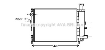 Теплообменник AVA QUALITY COOLING CN2040