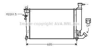 Теплообменник AVA QUALITY COOLING CN2057