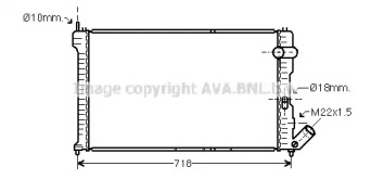 Теплообменник AVA QUALITY COOLING CN2063