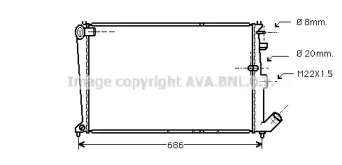 Теплообменник AVA QUALITY COOLING CN2065