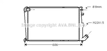 Теплообменник AVA QUALITY COOLING CN2066