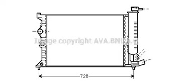 Теплообменник AVA QUALITY COOLING CN2067