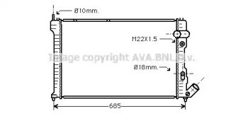 Теплообменник AVA QUALITY COOLING CN2071