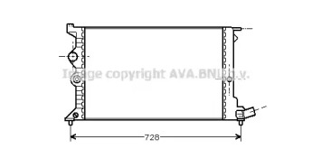 Теплообменник AVA QUALITY COOLING CN2072