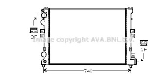 Теплообменник AVA QUALITY COOLING CN2078