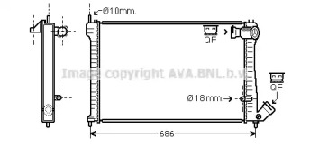 Теплообменник AVA QUALITY COOLING CN2101