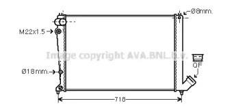 Теплообменник AVA QUALITY COOLING CN2107