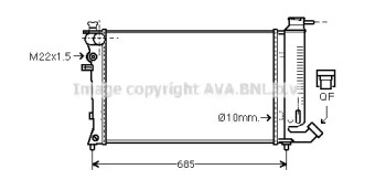 Теплообменник AVA QUALITY COOLING CN2112