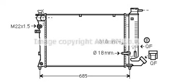 Теплообменник AVA QUALITY COOLING CN2114