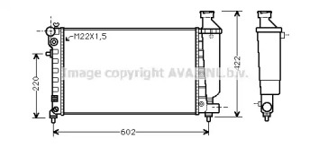 Теплообменник AVA QUALITY COOLING CN2117