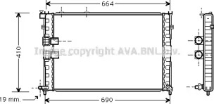 Теплообменник AVA QUALITY COOLING CN2133