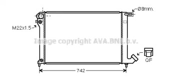 Теплообменник AVA QUALITY COOLING CN2137